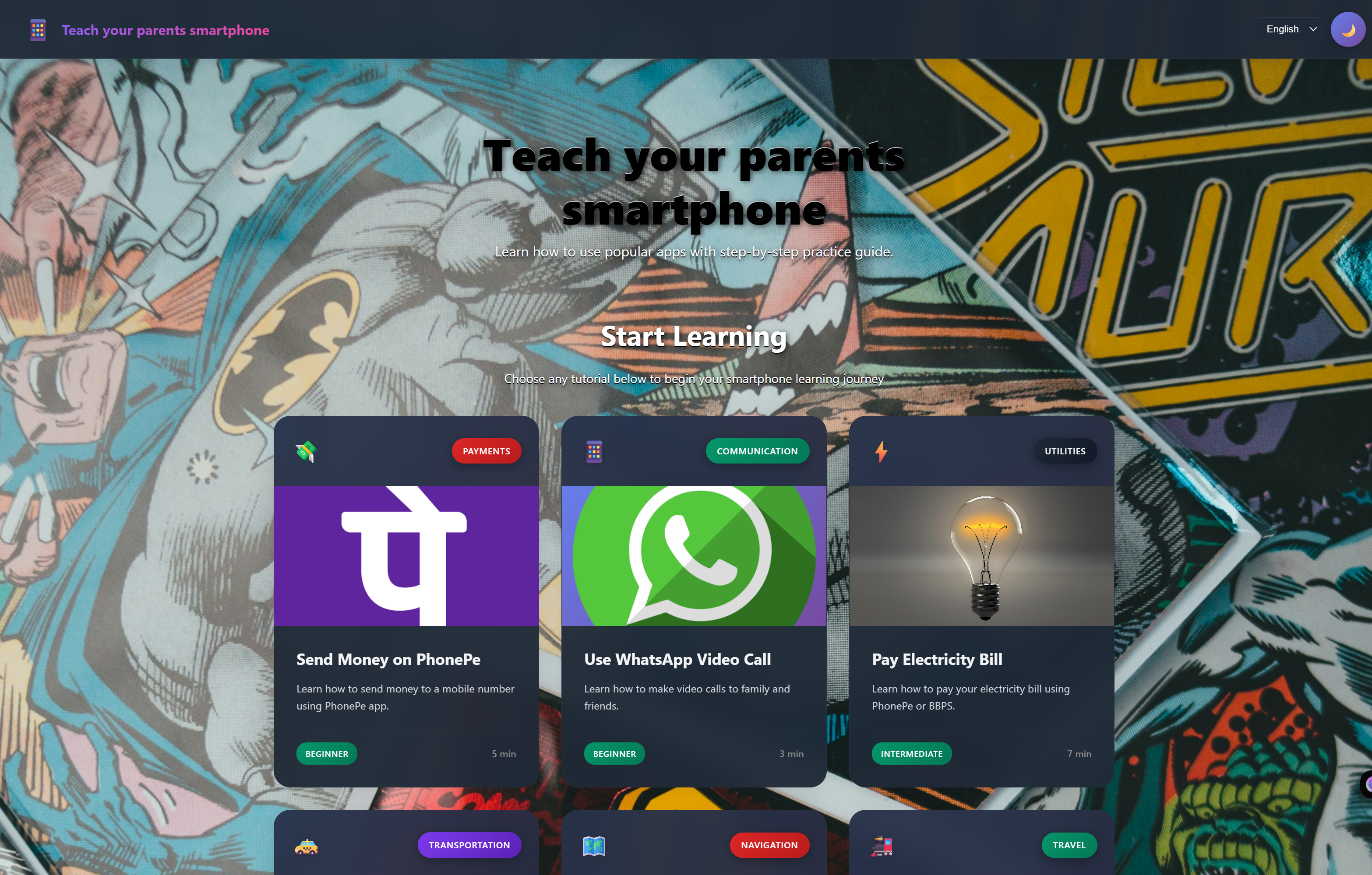 Teach Your Parents Smartphone